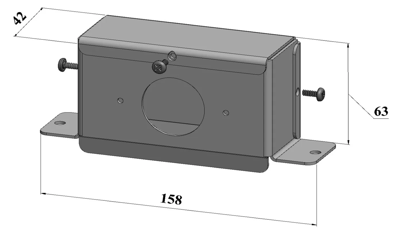 Caja De Toma Corriente BGA — Caja para tomacorriente, tipo N o tipo C