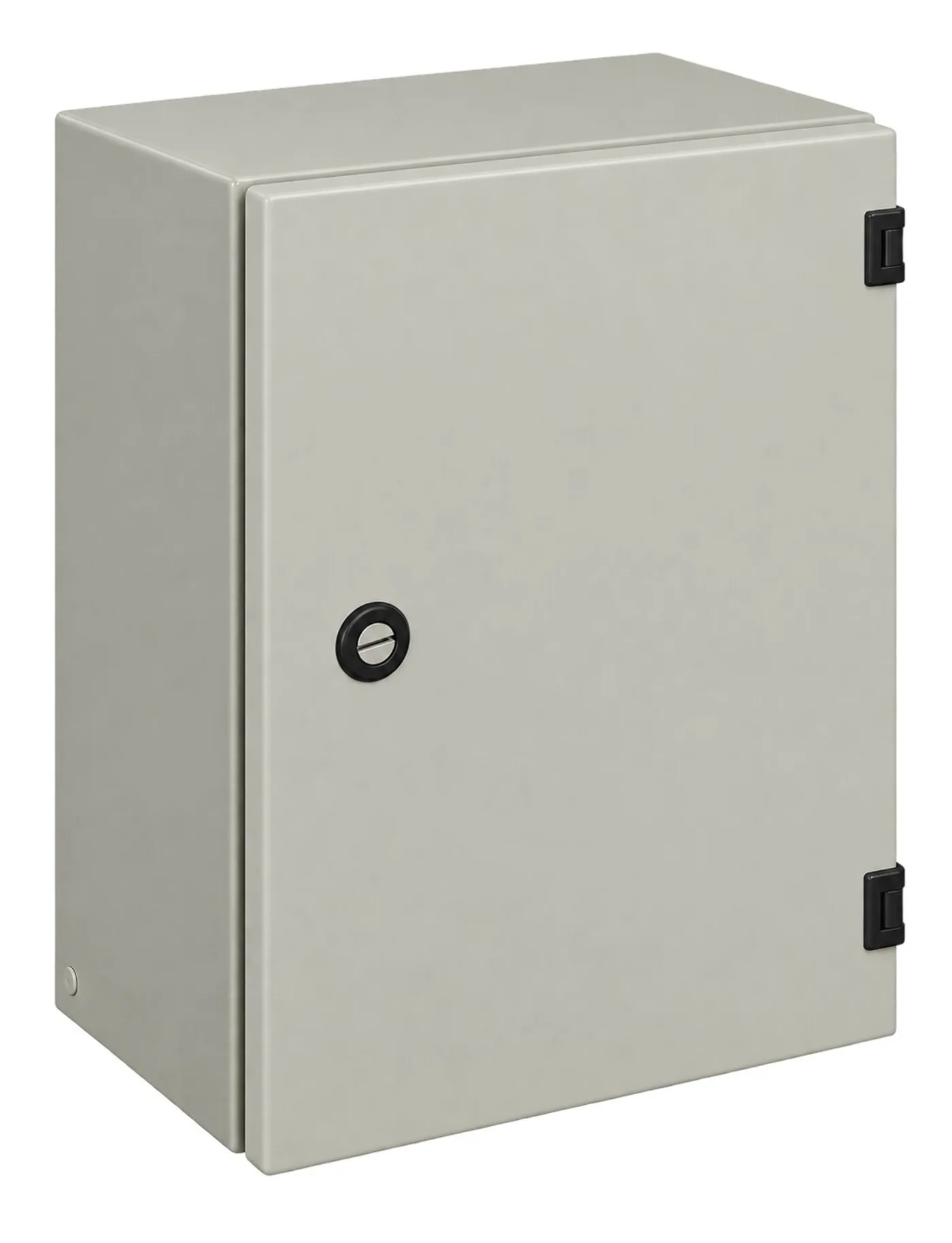 Caja Metálica 400×400×250 mm BGA — Chapa #18 cuerpo, #16 placa · IP55