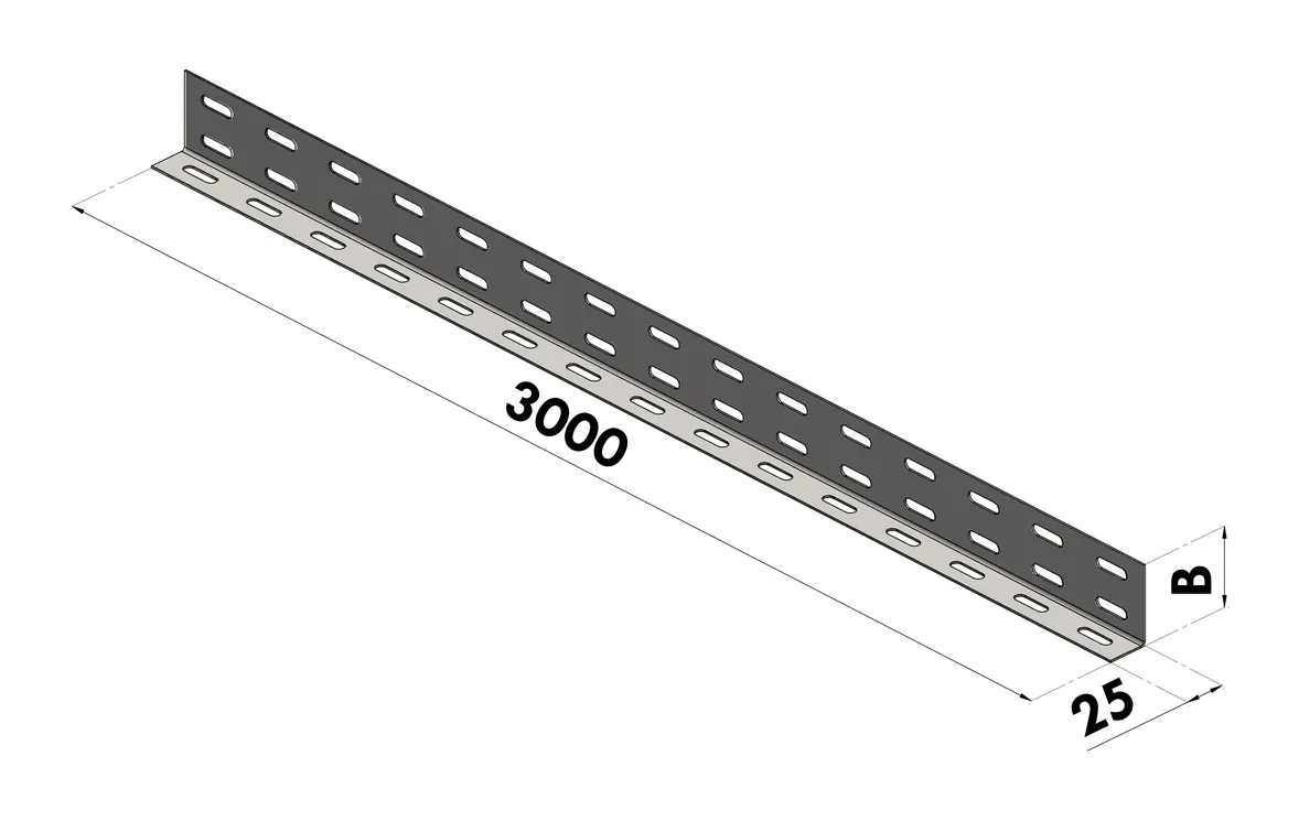 Tramo Divisor BGA — Separación longitudinal de circuitos, 3000 mm